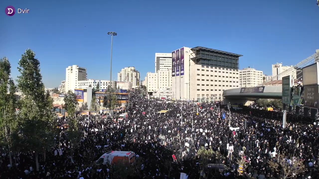 התיעוד המלא מעצרת המיליון בשערי העיר ירושלים מהמצלמה של דביר מדיה
