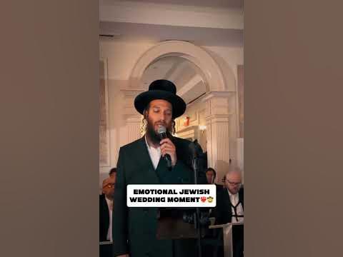 Emotional Jewish wedding moment❤️‍🔥🤠