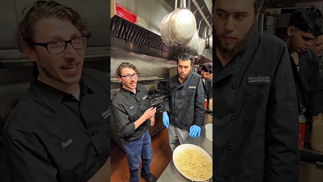Getting ready for our Sunday Soft Opening at Brick & Basil – Authentic Italian Cuisine!