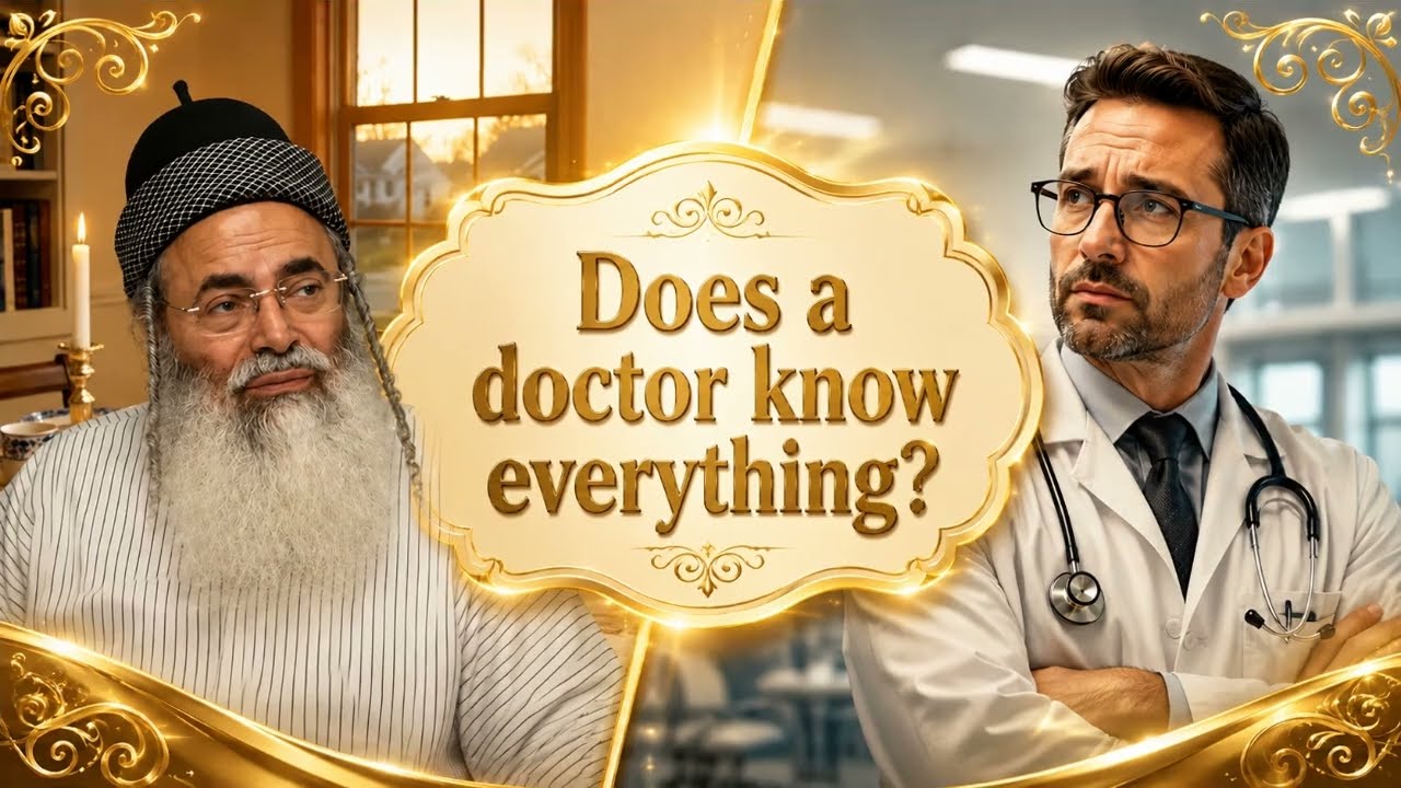 Does a doctor know everything? Rabbi Amnon Yitzhak.
