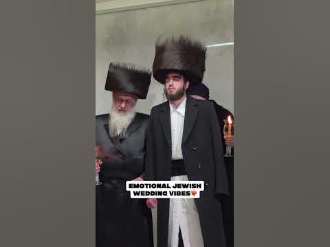 Emotional Jewish wedding vibes❤️‍🔥