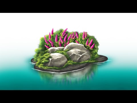 🎨 Dreamy Nature Digital Art on Water | Mesmerizing Photoshop Timelapse 🌊 #digitalart #photoshop