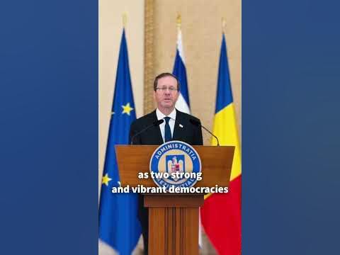 Israeli President Isaac Herzog visit to Romania