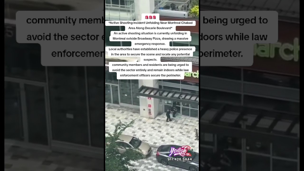 Active Shooting in Montreal, Canada!