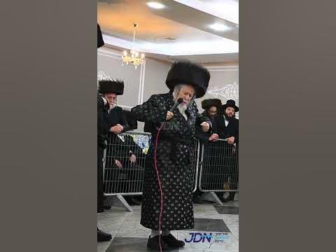 שמחת החתונה פון החתן בן כ"ק אדמו"ר מצאנז זמיגראד זצ"ל