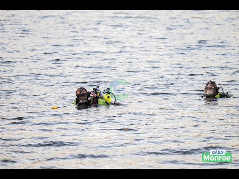 Monroe Fire Department Trains for Underwater Rescue Operations