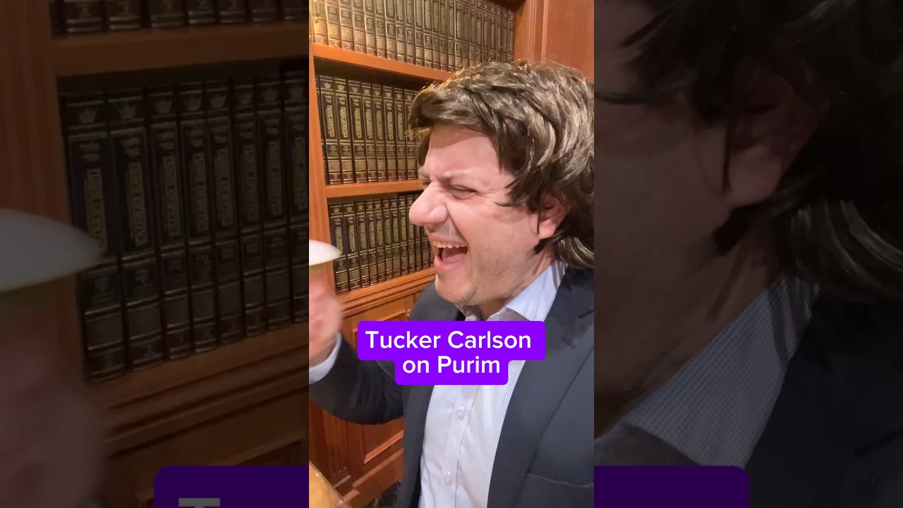Tucker Carlson on Purim #shorts #comedy #impression #tuckercarlson #purim