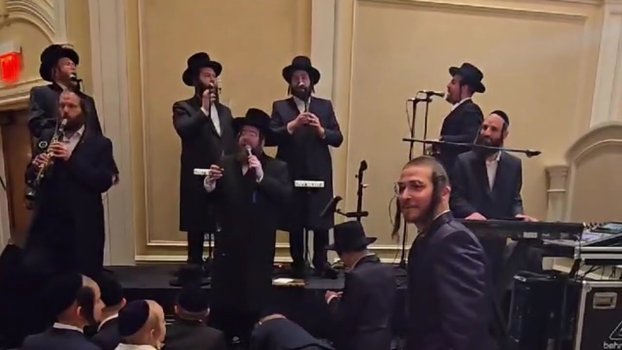 Singing at a Recent Hasidic Wedding