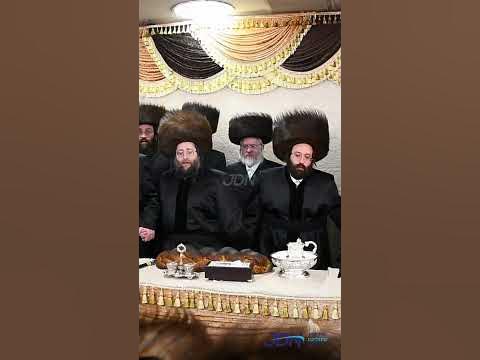 שמחת החתונה פון החתן בן כ"ק אדמו"ר מצאנז זמיגראד זצ"ל