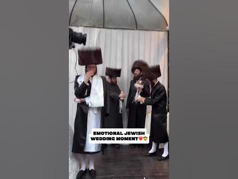 Emotional Jewish wedding moment❤️‍🔥🤠