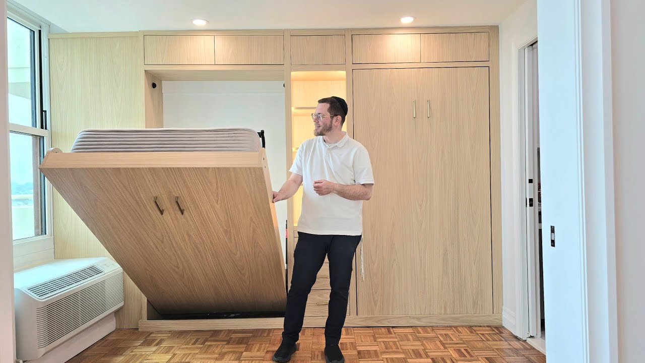 See How The Murphy King Instantly Turns Any Room into a Bedroom With One Smooth Pull.