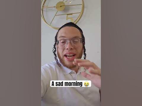 A sad morning 😭