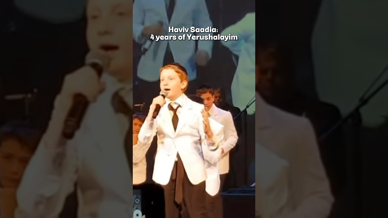 Haviv Saadia has spent 5 years in the choir, 4 of them singing #Yerushalayim 👀 #miamiboyschoir