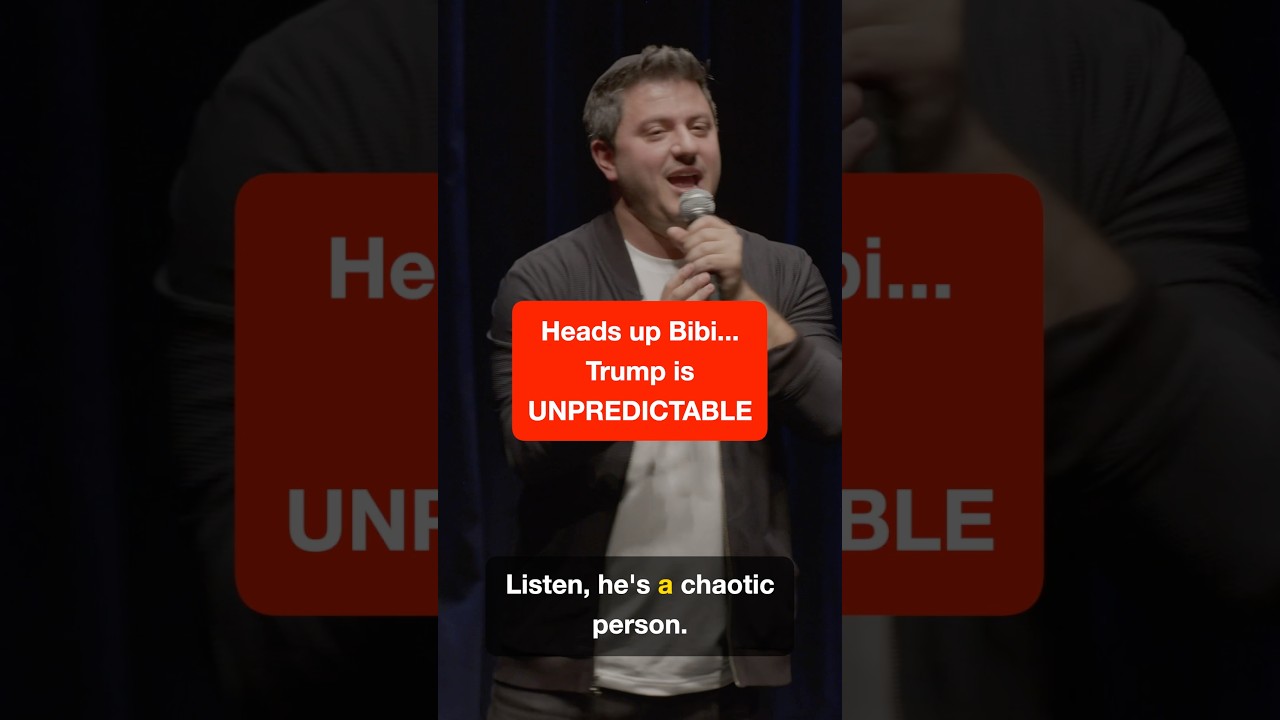 Trump is UNPRECEDENTED #shorts #comedy #standupcomedy #donaldtrump #netanyahu