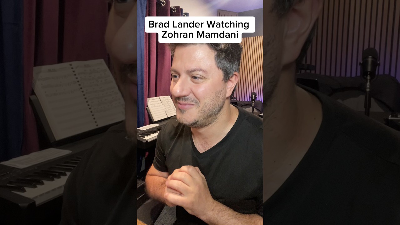 Brad Lander Watching Mamdani #shorts #comedy #satire #zohranmamdani