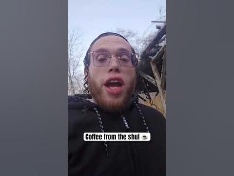 Coffee from the shul ☕️