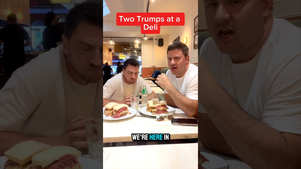 Two Trumps One Deli #comedy #shorts #impression #donaldtrump