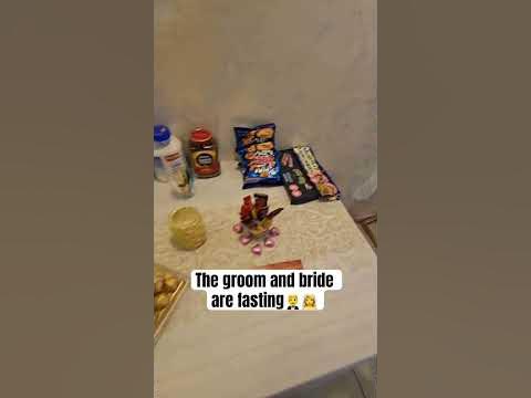 The groom and bride are fasting🤵‍♂️👰‍♀️