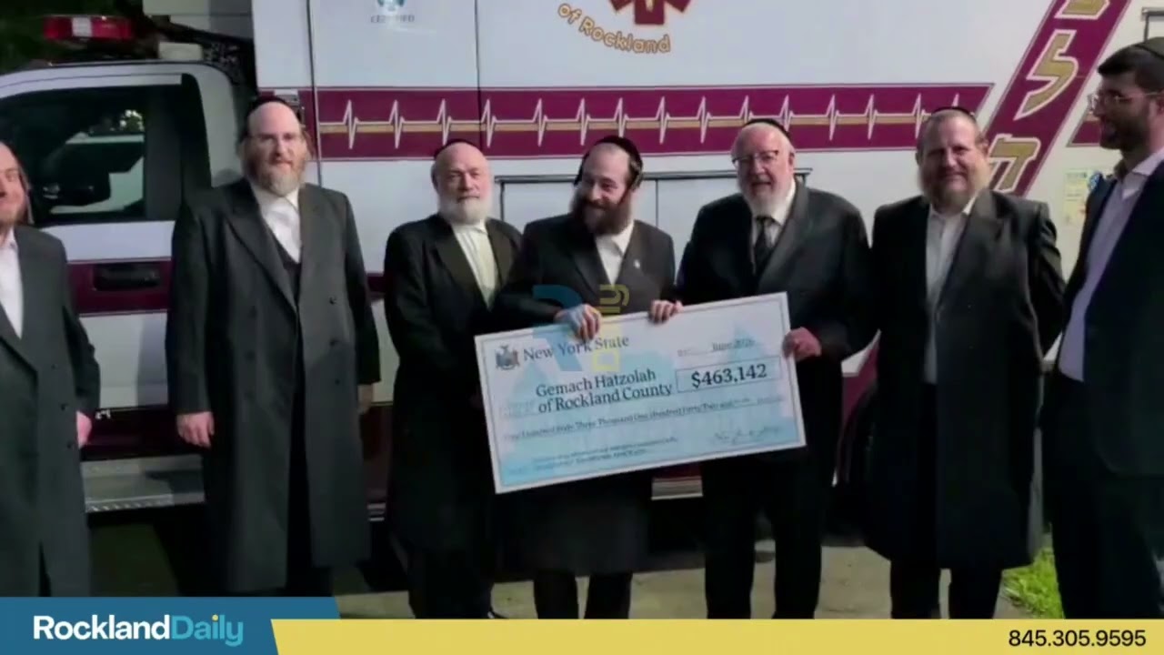 Assemblyman Wieder secures nearly $500K for new Rockland Hatzolah ambulance.