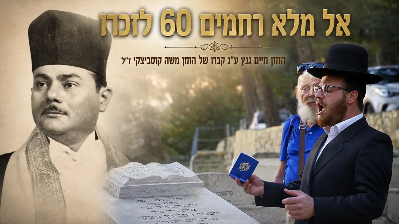 החזן חיים גנץ - "אל מלא רחמים" - לציון 60 שנה לפטירתו של החזן משה קוסביצקי ז"ל
