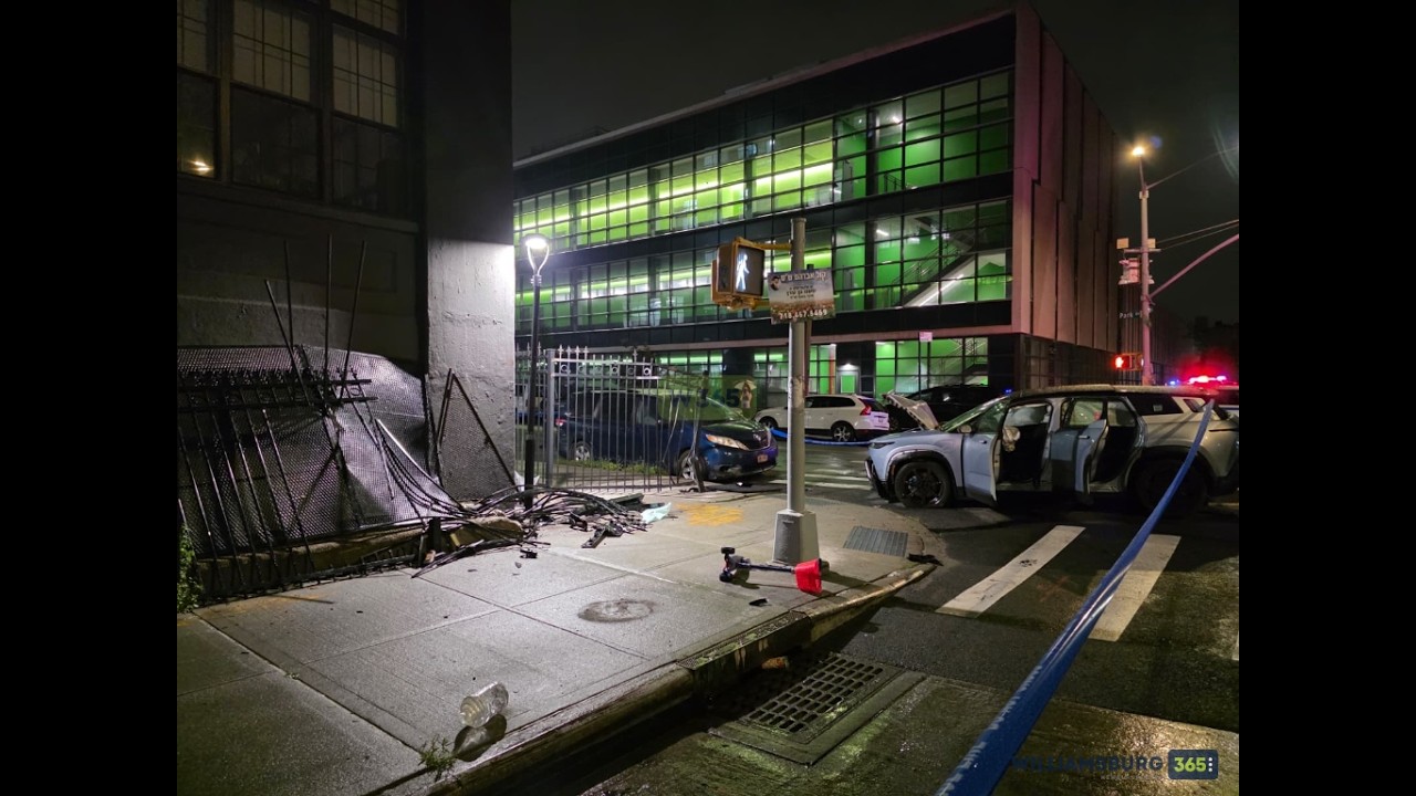 Child Critically Injured After Taxi Mounts Sidewalk Following Crash at Nostrand and Park Avenues