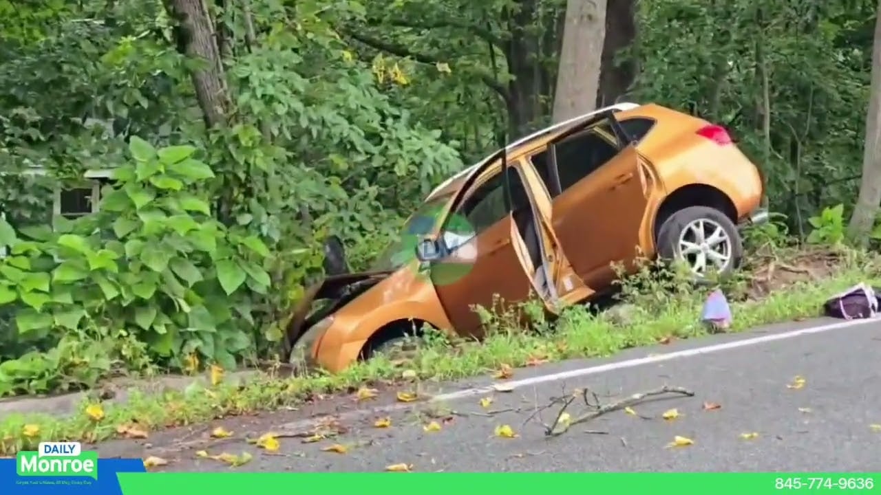 Vehicle struck a tree and went into a ditch near Hudson Rd & Rt. 94