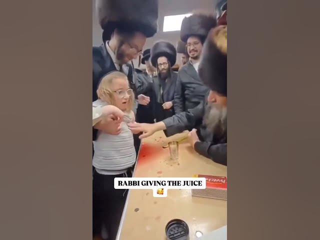Rabbi giving from the blessed wine❤️‍🔥🤠