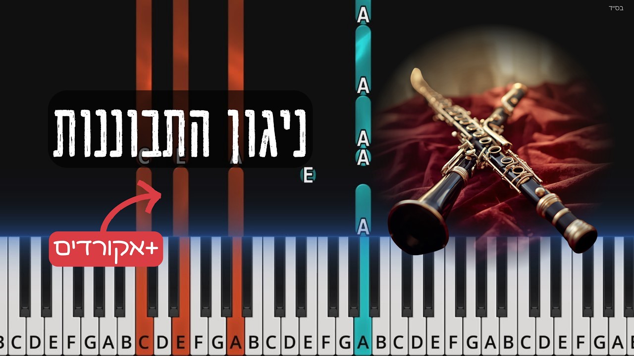 ניגון התבוננות.  Easy tutorial with chords