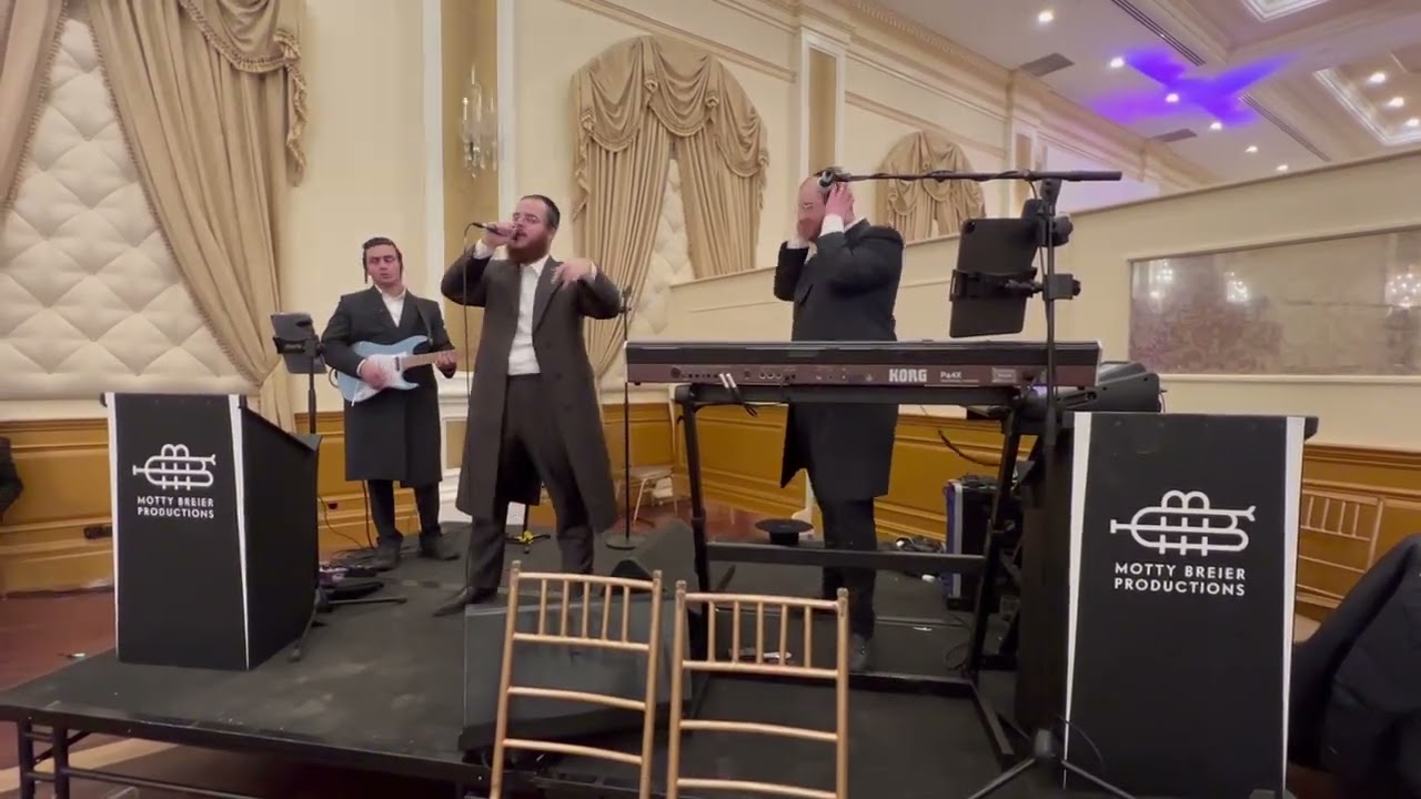 Yiddy Bialostozki Motty Breier on fire 🔥 by a Recent wedding