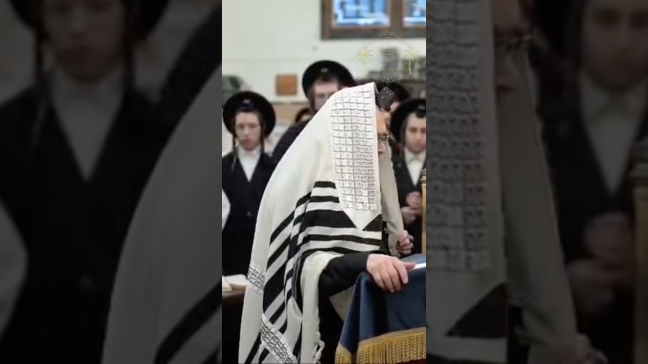 הרבי מסאטמאר חזן לרגל היאורצייד של הרה״ק רבי יואל מסאטמאר זי״ע