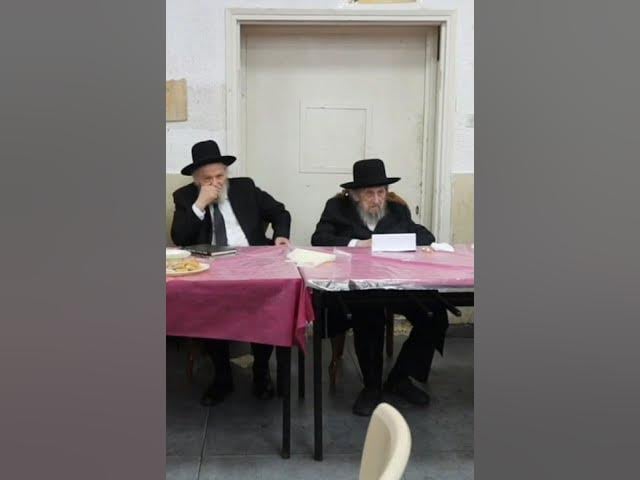 מרן הגרמ"ה הירש ומרן הגר"ד לנדו בנעילת החג בישיבת סלבודקה. שבועות תשפ"ה
