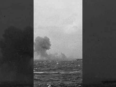 The Battleship Bismarck Sinks into North Atlantic