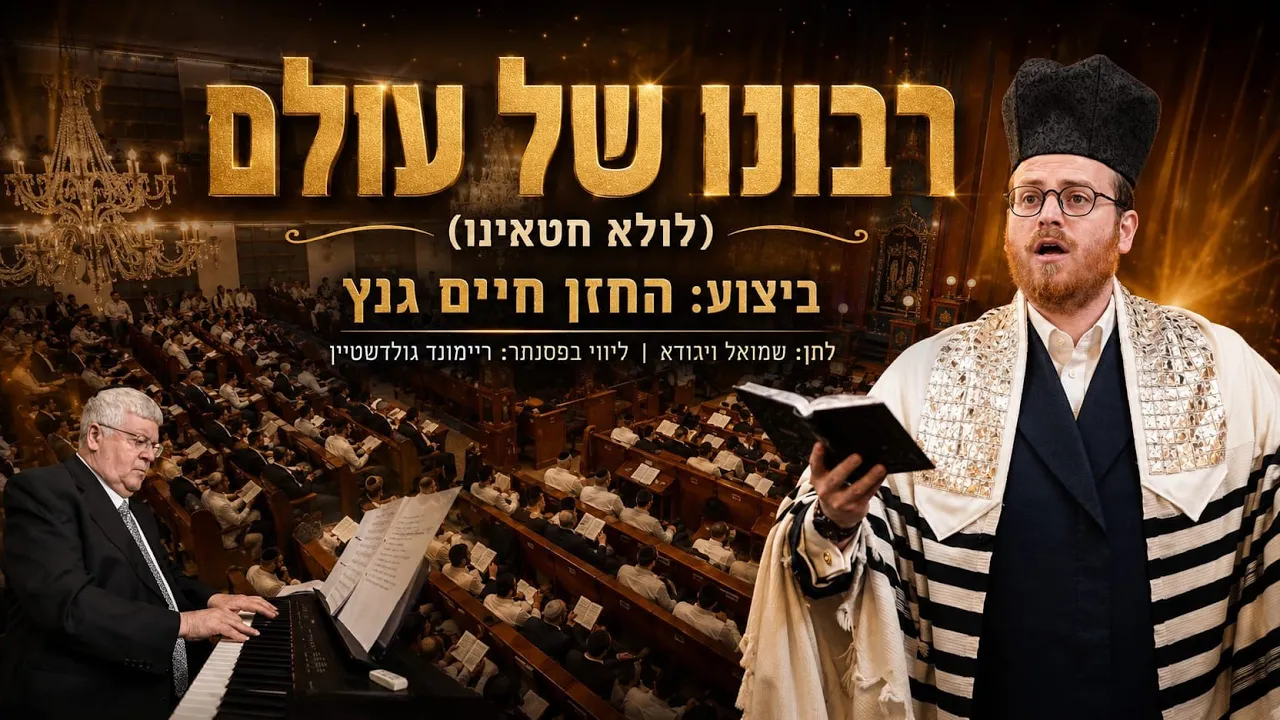 רבונו של עולם (לולא חטאינו) החזן חיים גנץ / Ribono Shel Olam (Lule Hatayenu)  Cantor Chaim Gantz