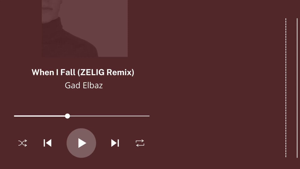 When I Fall - Gad Elbaz (ZELIG Remix)