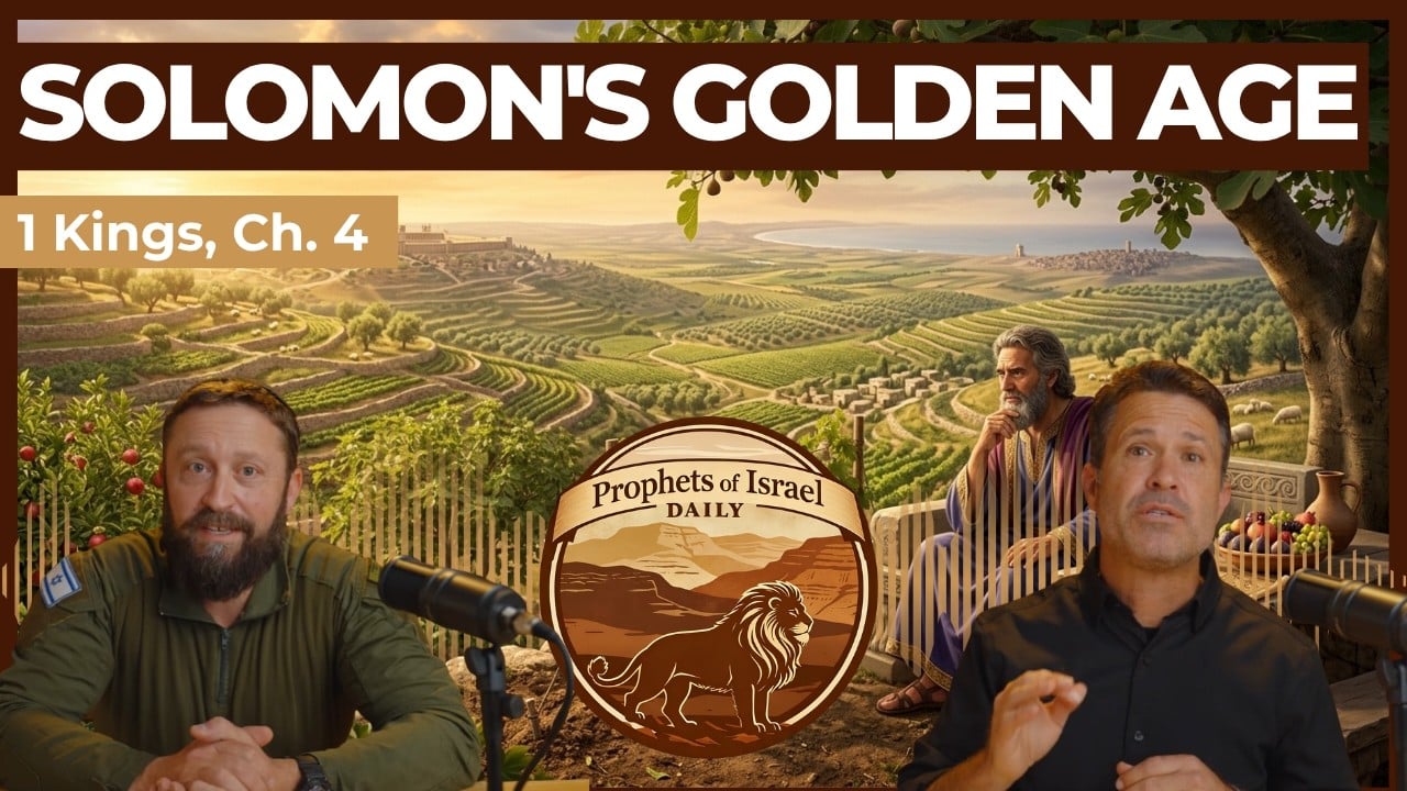 1 Kings, Chapter 4 - Solomon's Golden Age | Prophets of Israel Daily