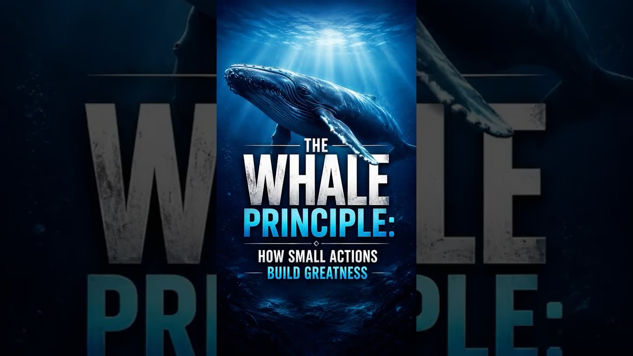 The Whale Principle: How Small Actions Build Greatness