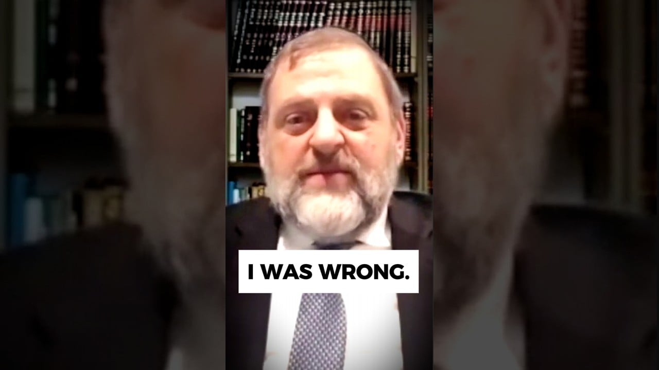Rabbi Orlofsky: "I Was Wrong About People"