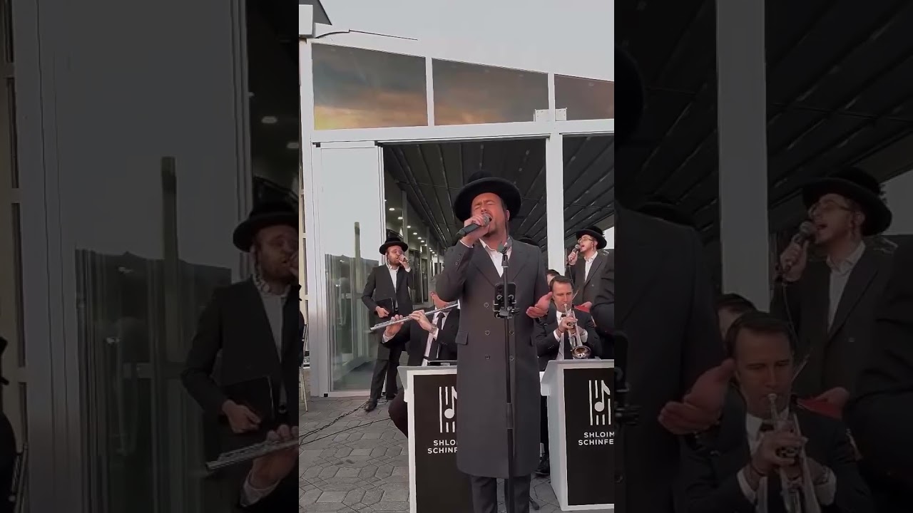 Meilech Braunstein and Shea Berko with Shloime Scheinfeld