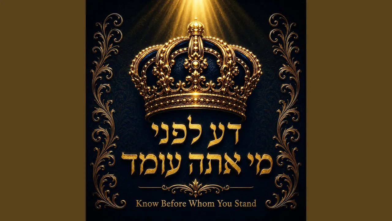 דע לפני מי אתה עומד
