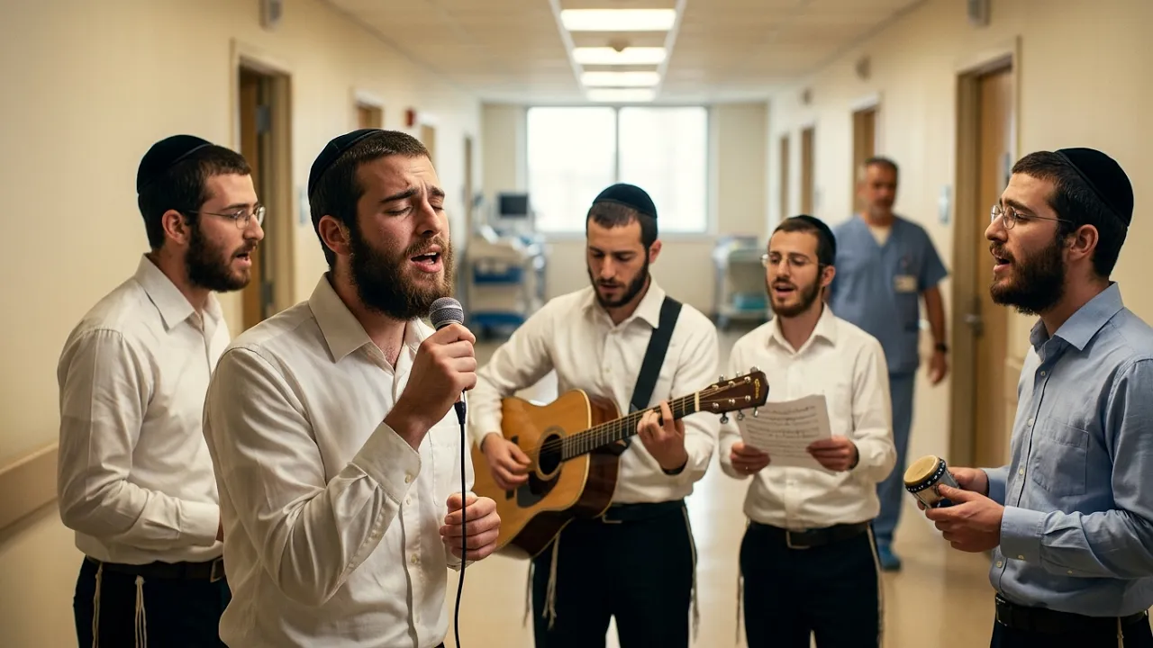 צדיקים | מתנדבים בבית חולים בביצוע השיר "השיבנו" בבין הזמנים