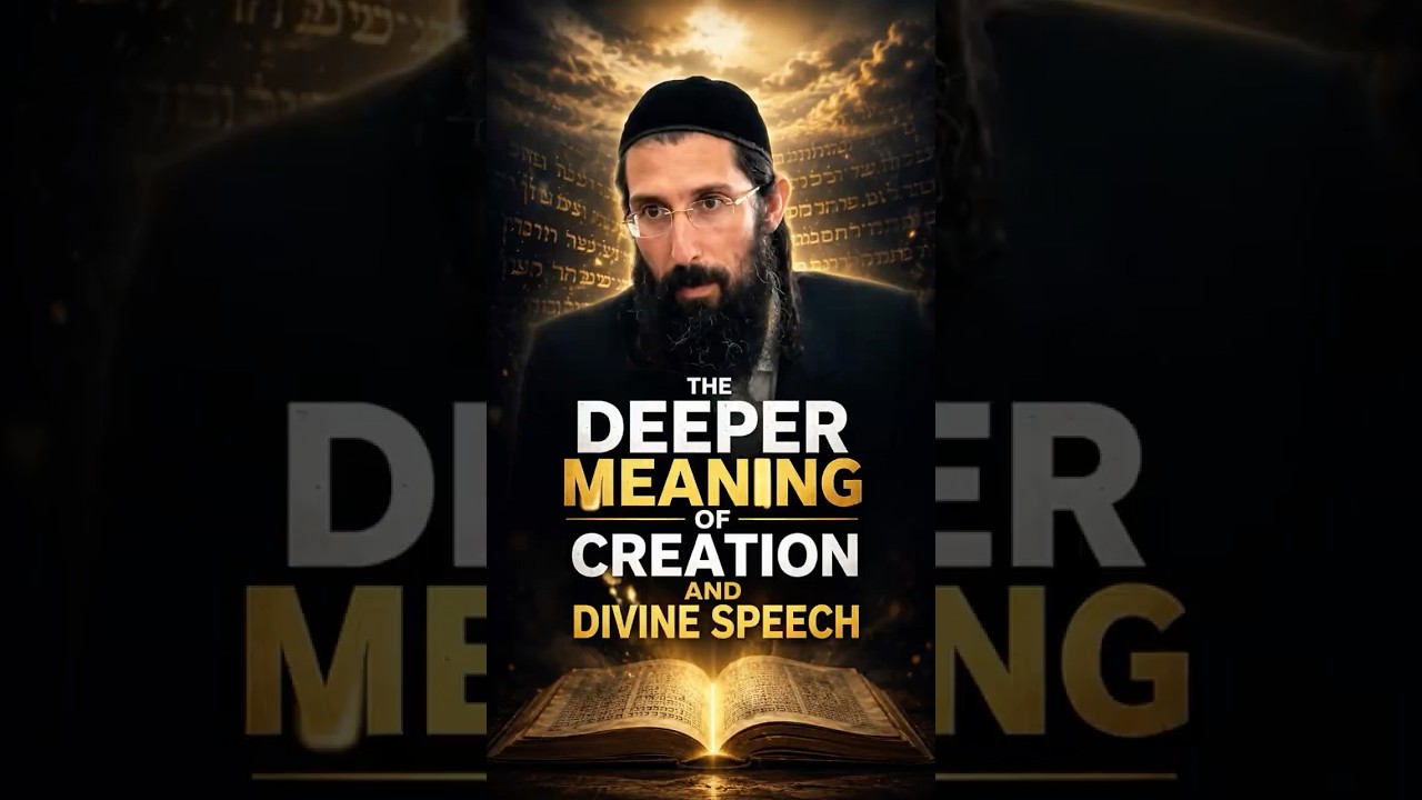 The Deeper Meaning of Creation and Divine Speech - Rabbi Moshe Chaim