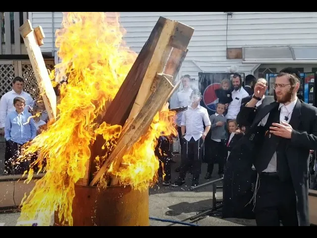 IMPRESSIVE Lag BaOmer Bonfire in Monsey, NY! Dance, Petting Zoo (Ohr Chaim) | Jewish Videos for Kids