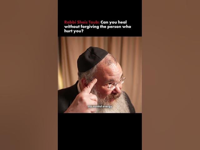Why forgiveness isn't always the answer #healingjourney #truth #rabbi