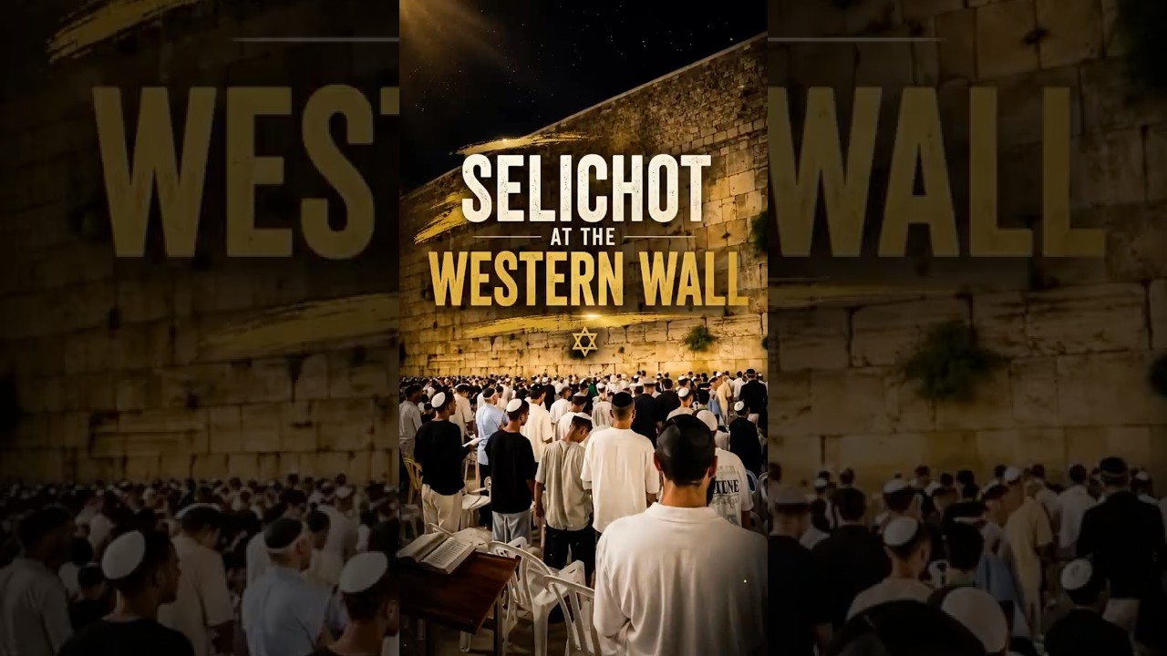 Selichot at the Western Wall
