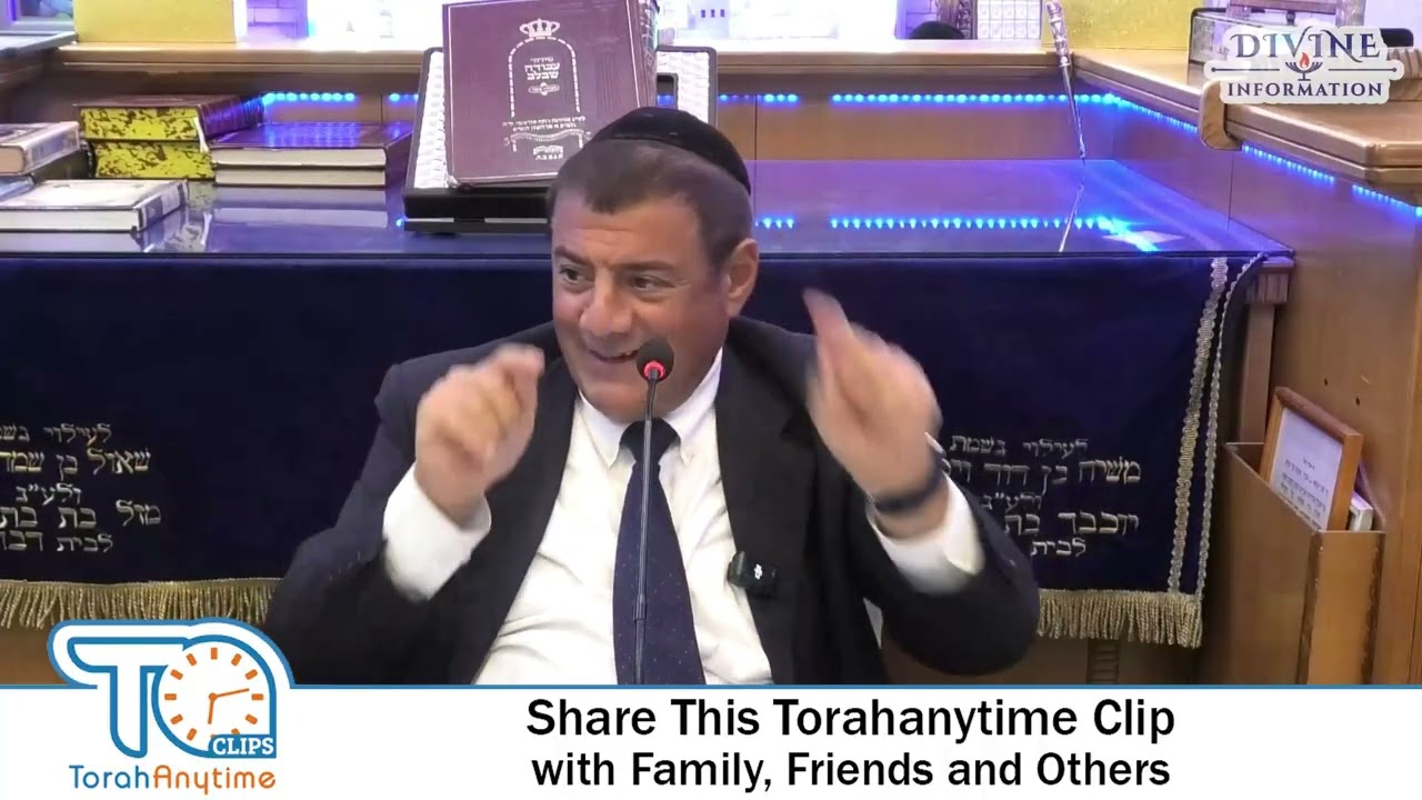 הצלת נפשות - R. Yossi Mizrachi - TorahAnytime.com
