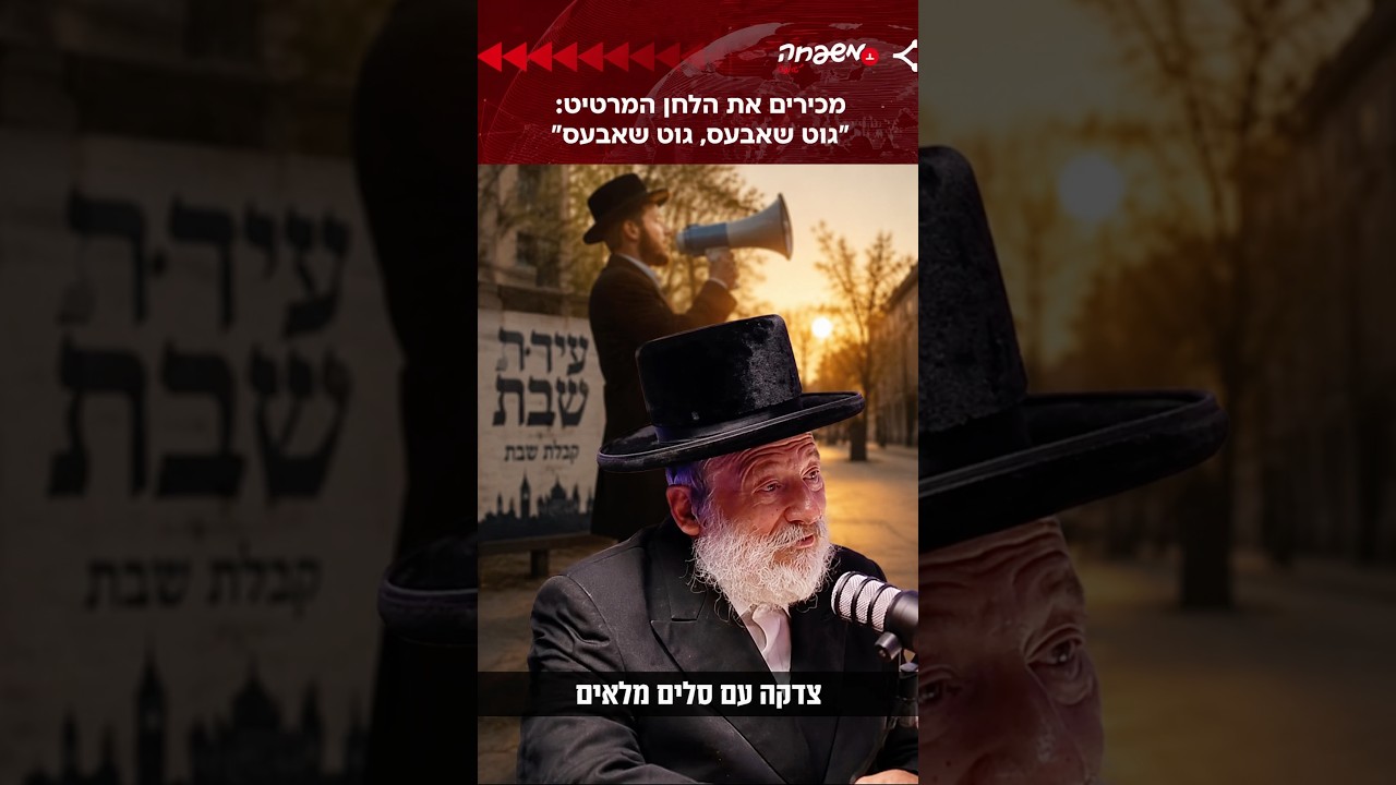 ״גוט שאבעס, גוט שאבעס”: הסיפור המרגש על הניגון המוכר ​ #חדר_אומנים