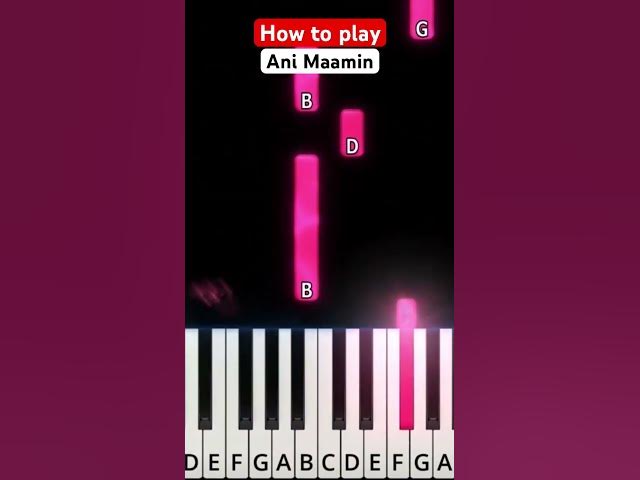 Ani maamin by TAI. Easy #pianototurial #piano