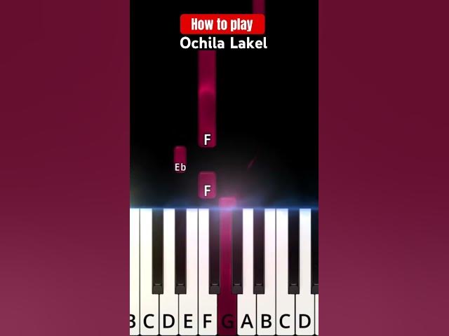 Ochila Lakel Ishai Ribo. אוחילה לא-ל. #pianototurial #easypiano .