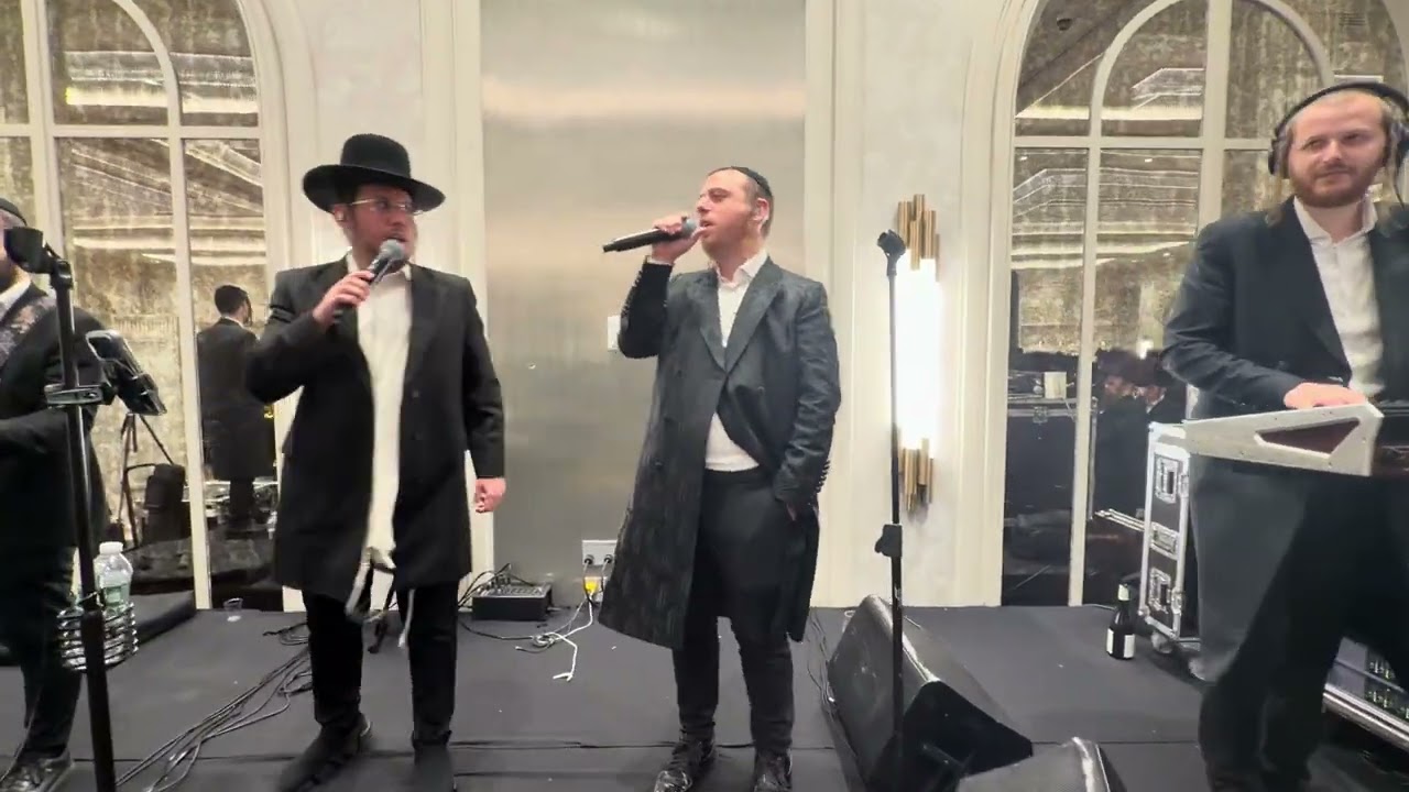 Sruly Green & Kalmy Schwartz & Hershey Langsam wedding Chaim Katz