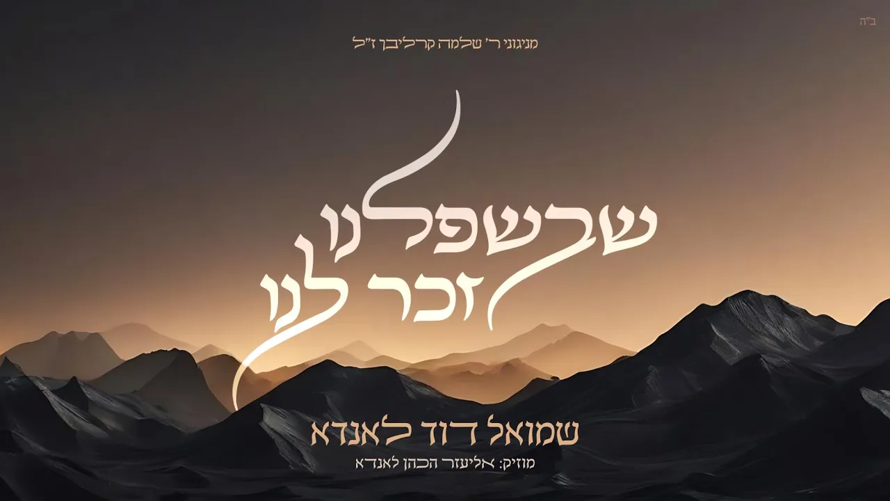 Shebshifleinu Zuchar Luni • שבשפלנו זכר לנו | שמואל דוד לאנדא (Official Audio)